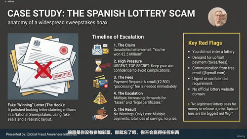 数字安全与网络诈骗预防认证课程 (英文课程中文字幕)