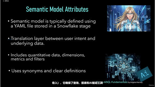 Snowflake Cortex AI SQL 基础实战课 (英文课程中文字幕)