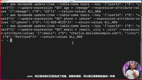 Amazon DynamoDB NoSQL数据库实操入门 (英文课程中文字幕)