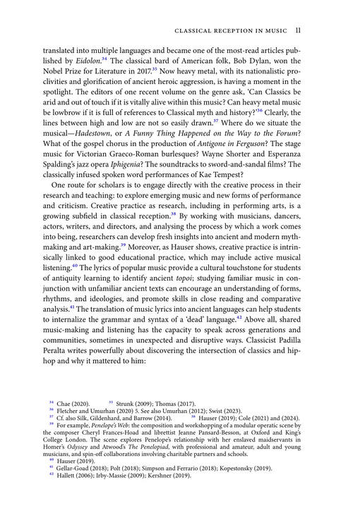 音乐作为古典接受:放大古代世界 艾米丽·皮林格、米兰达·斯坦永 主编 (英文电子书)