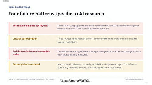 AI生产力实战课：从提示词到经得起审核的工作成果 (英文课程中文字幕)