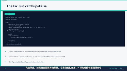 精通Airflow：从原理到Snowflake与Databricks编排实战 (英文课程中文字幕)