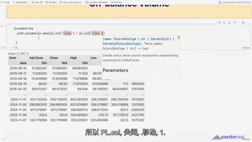 [中字] Polars 金融数据分析入门（中文字幕英文视频教
