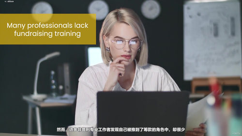 非营利组织筹款实战：多元化创收与捐赠者留存进阶课 (英文课程中文字幕)