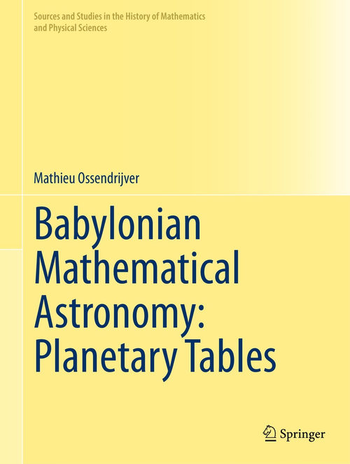 巴比伦数学天文学：行星表 马蒂厄·奥森德里弗 (英文电子书)