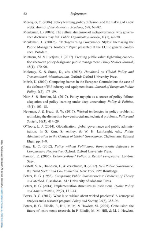 政策有效性设计：定义与理解一个概念 B.盖伊·彼得斯 等 (英文电子书)