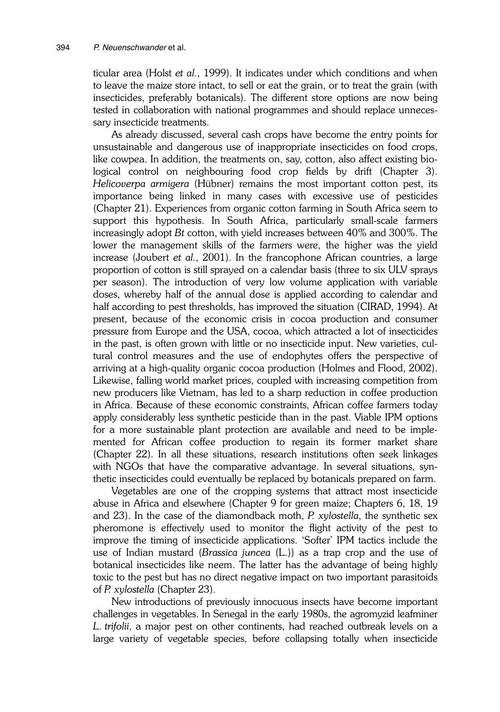 非洲病虫害综合治理系统中的生物防治 彼得·诺伊施万德、克里斯蒂安·博格迈斯特、于尔根·朗格瓦尔德 编 (英文电子书)