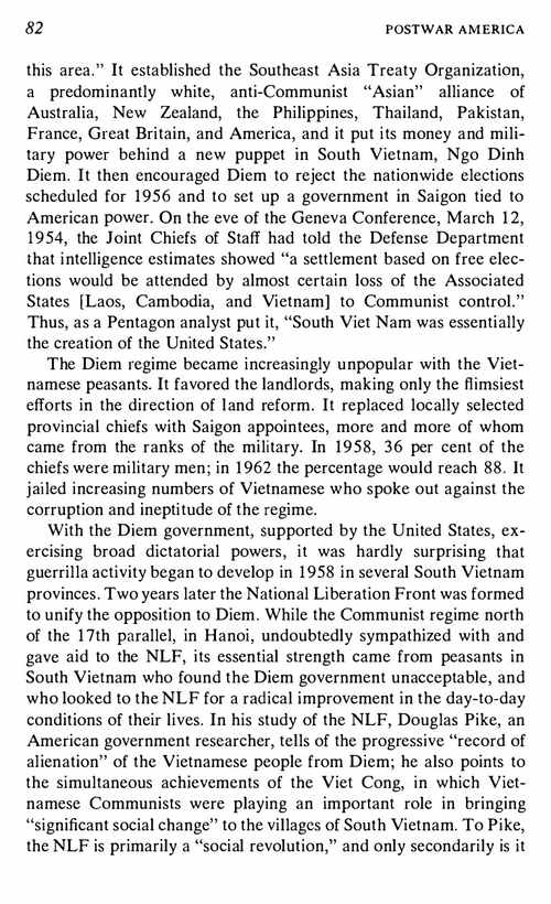 战后美国：1945-1971 霍华德·津恩 (英文电子书)