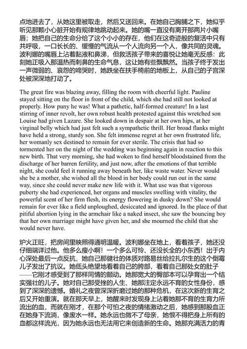 生活的光明面 埃米尔·左拉 (中英对照电子书)