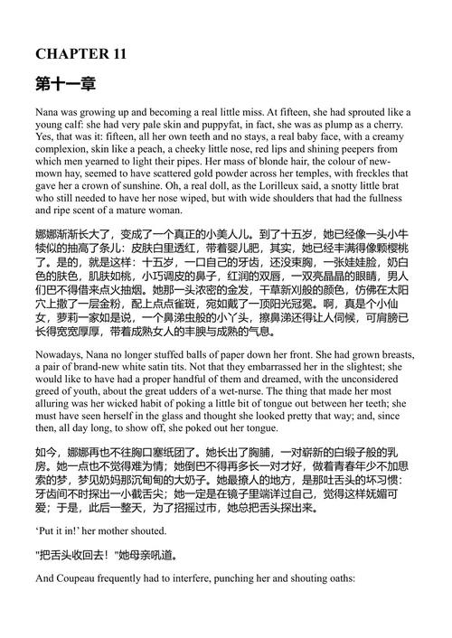 酒馆 埃米尔·左拉 (中英对照电子书)