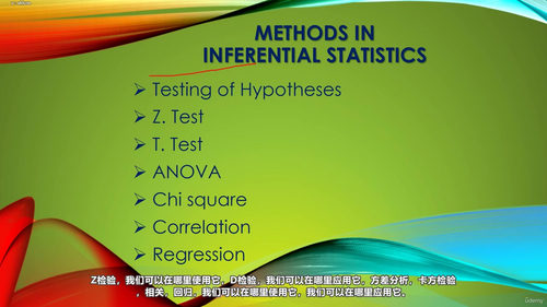 教育统计学——数据驱动的教育决策与分析 (英文课程中文字幕)