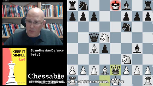极简1.e4开局实战精讲——国际象棋进阶学习课 (英文课程中文字幕)