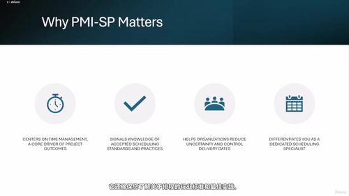 PMI SP - 高级项目进度规划与控制技术 (英文课程中文字幕)