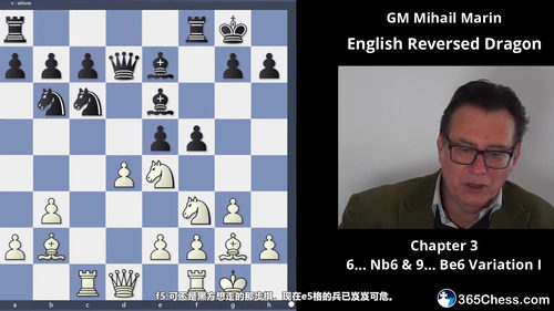 Mihail Marin 国际象棋英格兰开局：白方反龙变例全解析 (英文课程中文字幕)