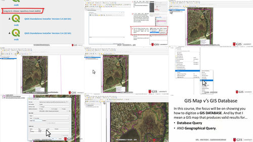 QGIS 3地理配准与矢量化从入门到实践 (英文课程中文字幕)