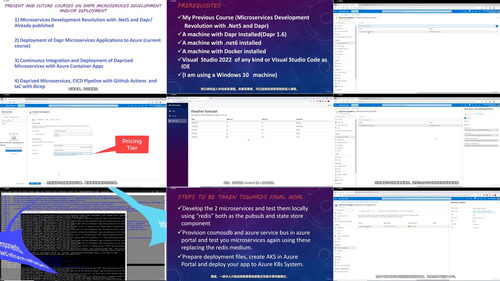 基于Dapr的微服务Kubernetes云端部署实战 (英文课程中文字幕)