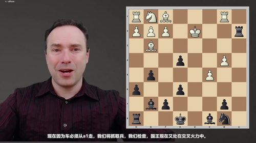 国际象棋终身布局体系：尼姆佐与博戈-印度防御 (英文课程中文字幕)