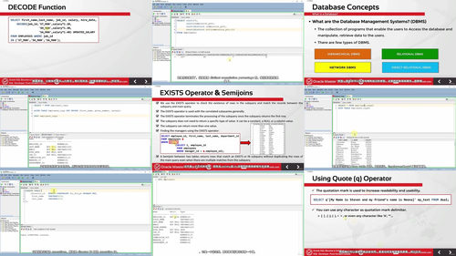 Oracle SQL完全实战训练营 (英文课程中文字幕)