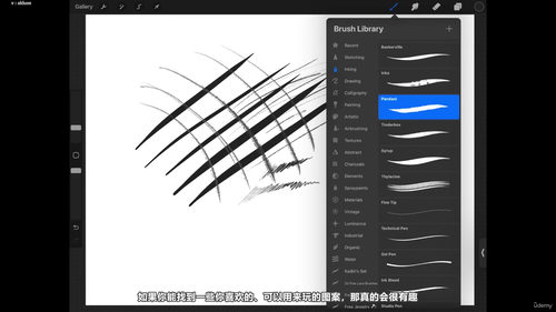 Procreate绘画创作实战:从入门到精通 (英文课程中文字幕)