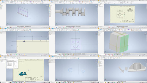 Autodesk Inventor三维建模从零开始 (英文课程中文字幕)