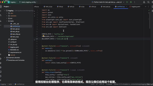 测试自动化框架日志构建实战课程 (英文课程中文字幕)