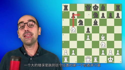 [中字] 基础国际象棋计算技巧（中文字幕英文视频教程）