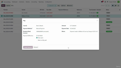 Odoo Accounting 2025:从基础到进阶的财务