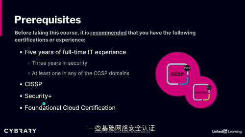 [中字]ISC2 注册云安全专家（CCSP）认证备考课程（中