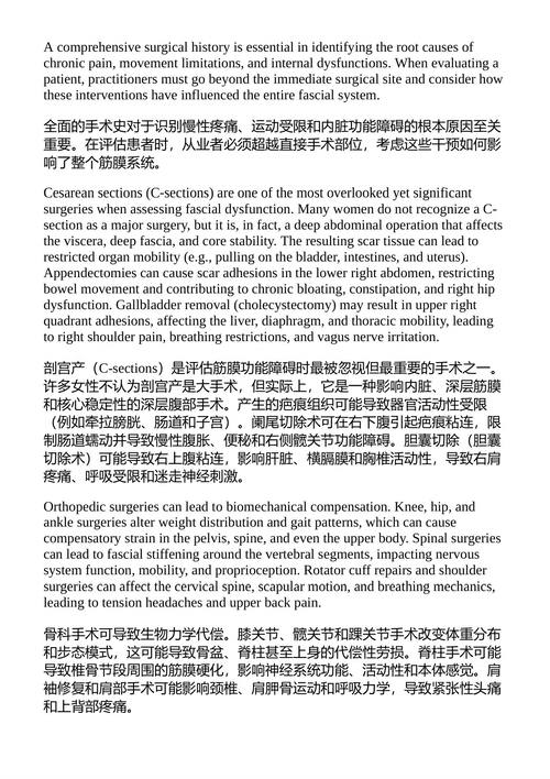 筋膜与关节过度活动障碍 蒂娜·J·王 医学博士 （中英对照电