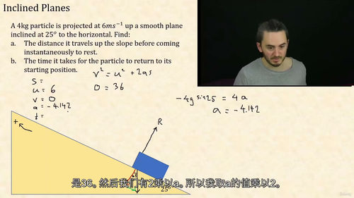 CIE A-Level数学力学课程 (英文视频课程,中文外挂