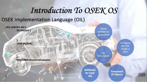 OSEK实时操作系统入门 (英文视频课程,中文外挂字幕)
