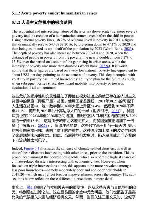 多重危机中的贫困：持久变革的动态路径  (中英对照电子书)