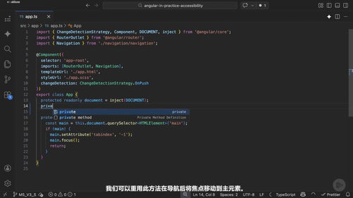 Angular实战：无障碍访问 (英文课程中文字幕)