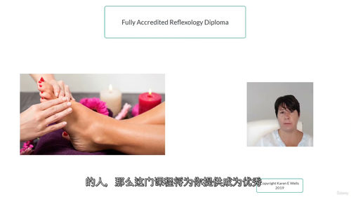 足底按摩理疗师认证课程 (英文视频课程，中文外挂字幕)