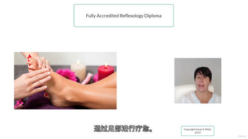足底按摩理疗师认证课程 (英文视频课程，中文外挂字幕)