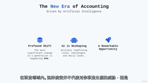 人工智能在会计中的应用 —— 专业人员完全指南  (中文字幕