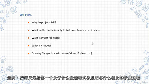 SDLC敏捷Scrum与瀑布模型、V模型对比解析  (中文字