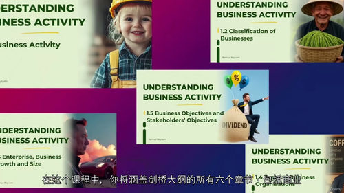 IGCSE商务研究完整课程(第1-6章) (中文字幕英文视