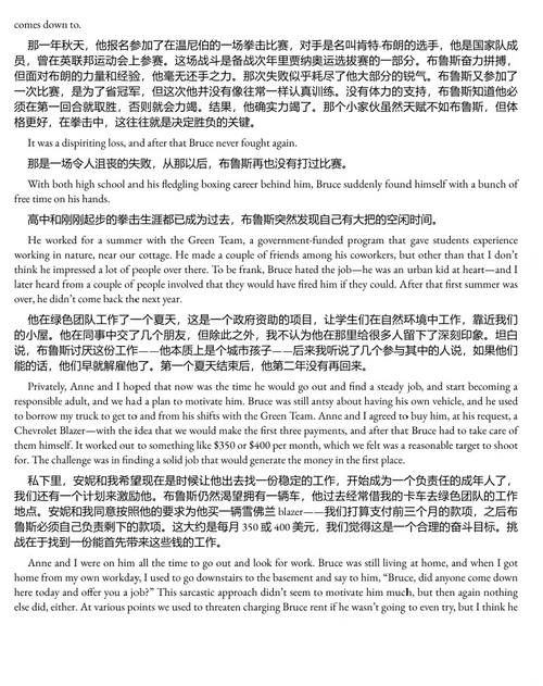 为了儿子的爱：成瘾、离别与希望的回忆录 (中英双语电子书）