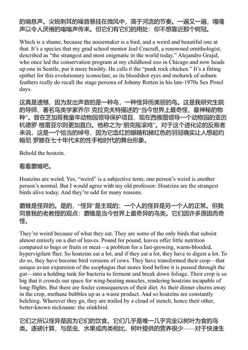 飞鸟漫笔:从恐龙时代到今天的一亿年演化史诗 (中英对照电子书)