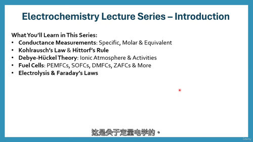 电化学基础到进阶应用