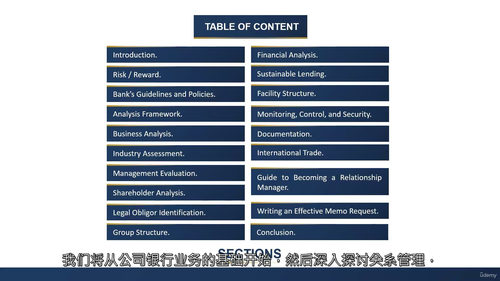 企业银行与客户经理实务全指南(英文视频中文外挂字幕教程)