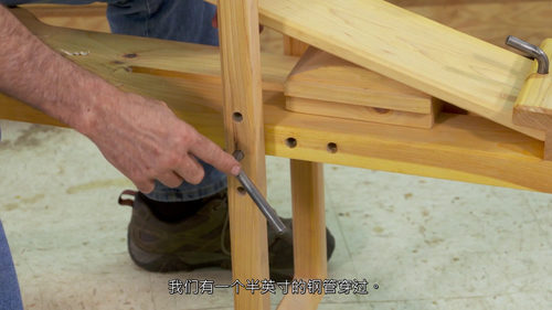 打造专属木工削马凳  (中文字幕英文视频教程)
