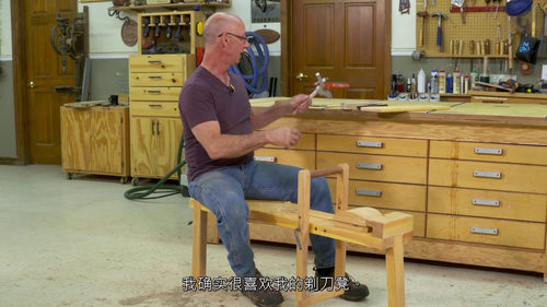 打造专属木工削马凳  (中文字幕英文视频教程)