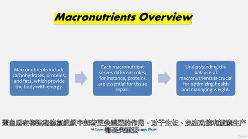 精通营养科学：从基础到未来趋势（中文字幕英文视频教程）