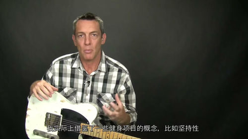 乡村吉他拨弦练习 (英文视频课程，中文外挂字幕)