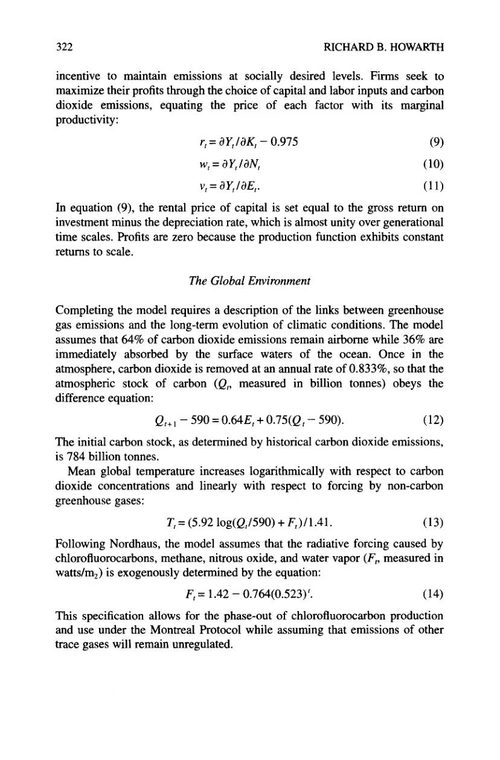 超越翻番：气候变化的长期经济学议题 理查德·B·霍华森 达温