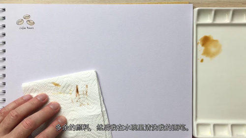 水彩画入门咖啡主题课