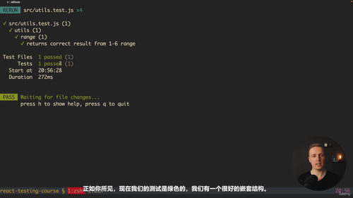 React测试实战:单元测试与端到端测试完全指南 (英文课程中文字幕)