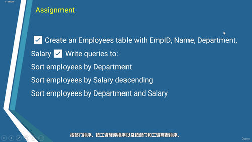 SQL数据库入门：为ASP.NET开发者打造的数据查询实战课 (英文课程中文字幕)